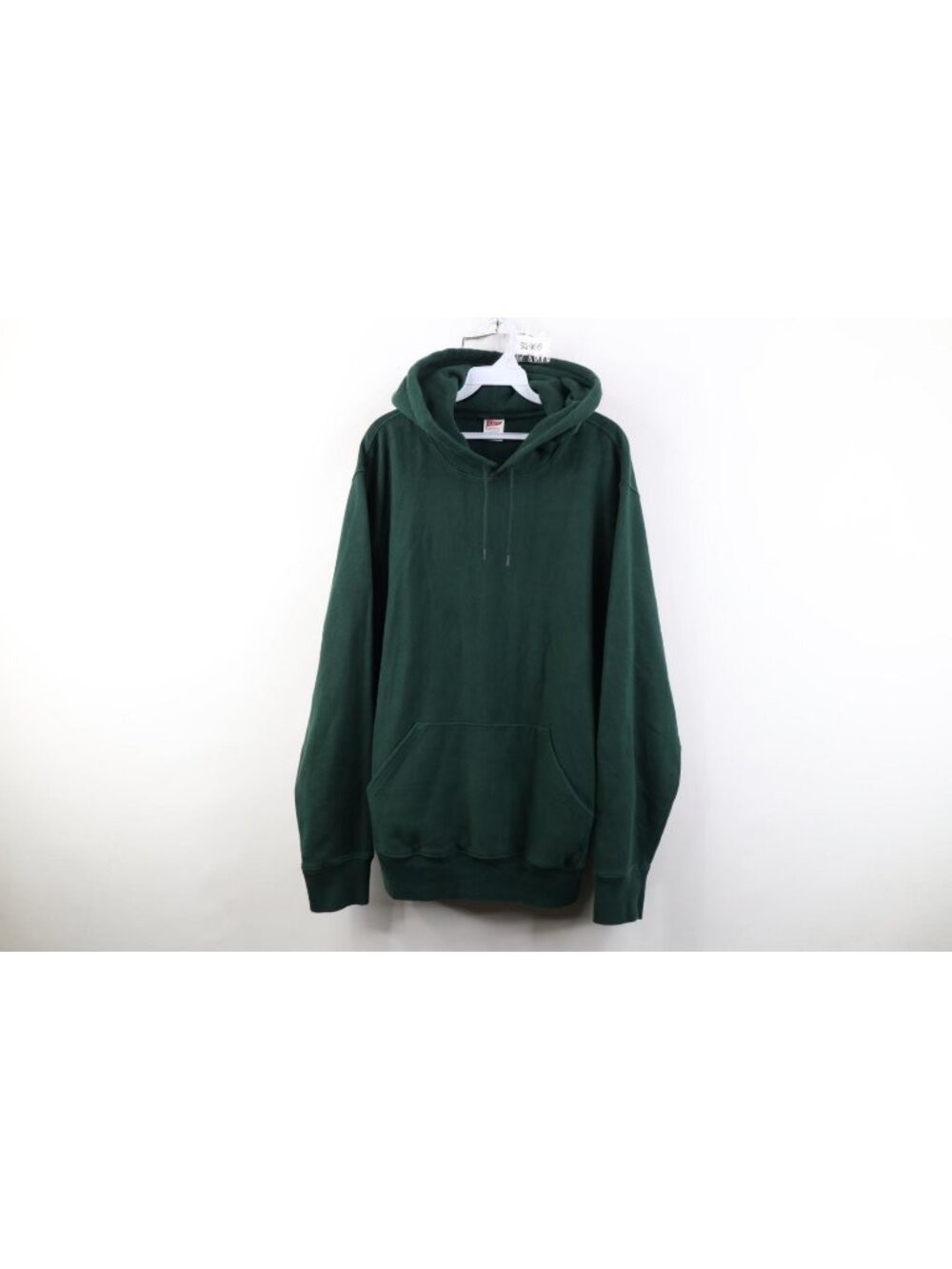 Vintage Y2K J Crew Sportswear Mens Large Blank Reverse Weave Hoodie Sweatshirt